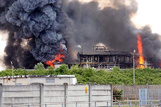 Incendio Marghera
